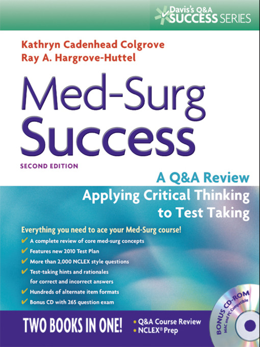 Title details for Med-Surge Success by Kathryn Cadenhead Colgrove - Wait list